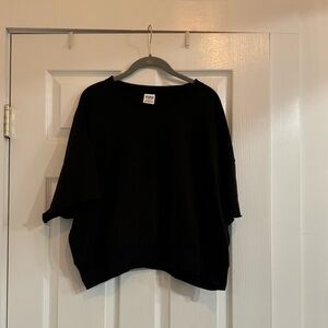 Victoria Secret PINK Crewneck Cropped Sleeve Sweatshirt